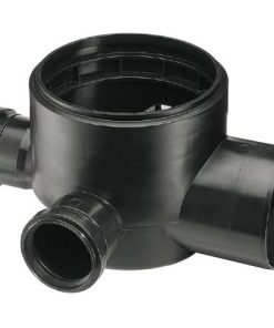 DURATOP X – BOCA ACC.HORIZ.SAL.110 C/3 ENT.63 MM NEGRO (10-361110363)
