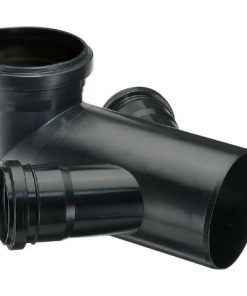 DURATOP X – CODO A 90 MH 110 MM C/2 ACOM.63MM NEGRO (10-093110263)