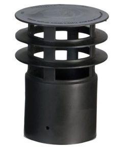 DURATOP X – SOMBRERETE DE VENTILACION 63 MM NEGRO (10-515063000)